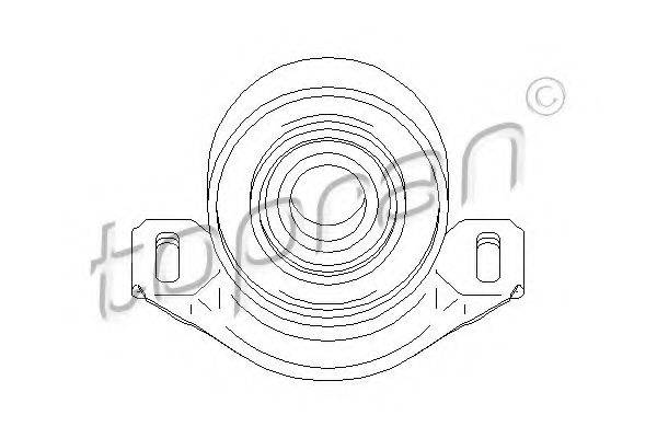 Подвеска, карданный вал 400 081 TOPRAN