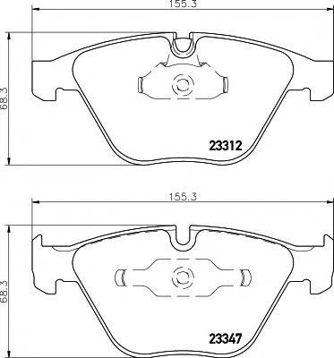 23312/20,3мм Тормозные колодки PAGID T1230 PAGID