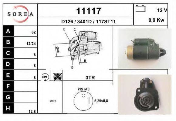 Стартер 11117 EAI