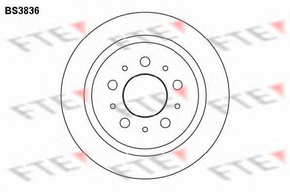 Тормозной диск BS3836 FTE