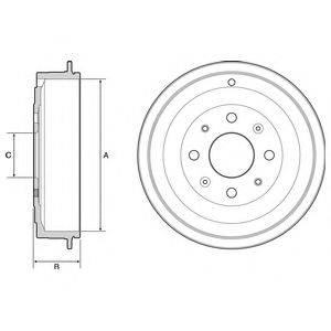 Тормозной барабан BF541 DELPHI