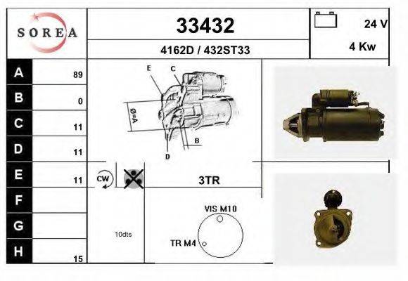 Стартер 33432 EAI