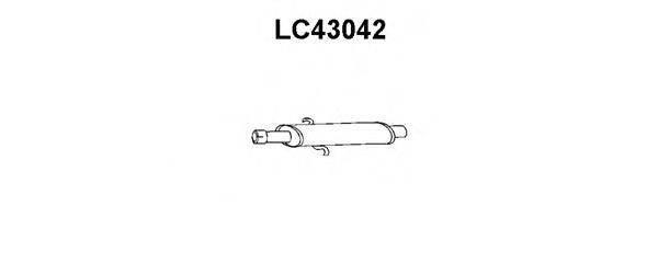 Предглушитель выхлопных газов LC43042 VENEPORTE