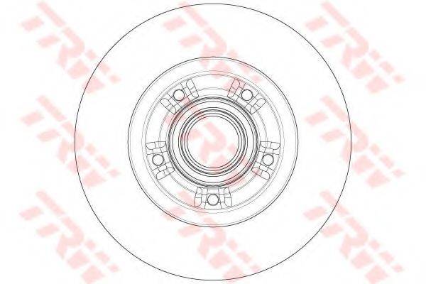 Тормозной диск DF6203BS TRW