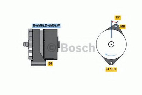 Генератор 0 120 489 378 BOSCH