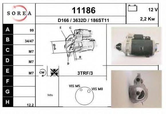 Стартер 11186 EAI