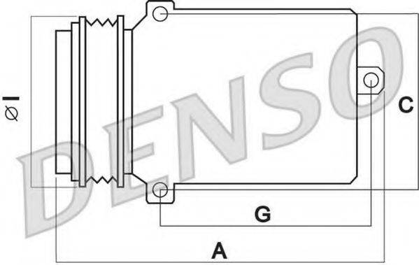 Компрессор, кондиционер DCP02047 DENSO