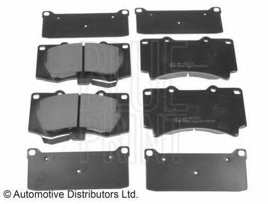 Комплект тормозных колодок, дисковый тормоз ADA104221 BLUE PRINT