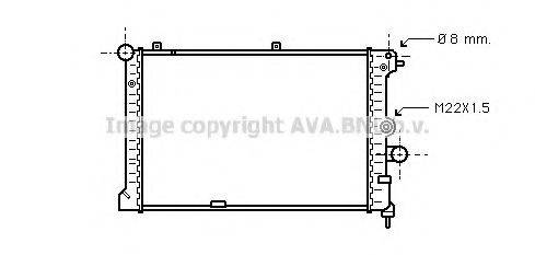 Радиатор, охлаждение двигателя OL2168 AVA QUALITY COOLING