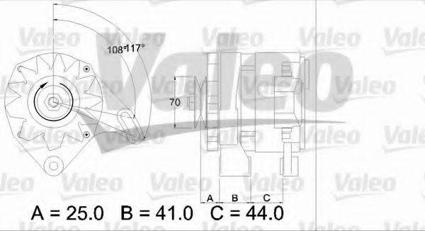 Генератор 436147 VALEO