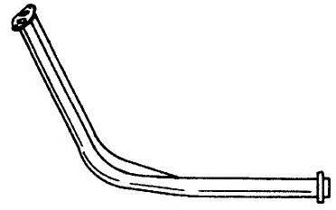 Труба выхлопного газа 40110 SIGAM