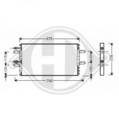 Конденсатор, кондиционер 8449103 DIEDERICHS
