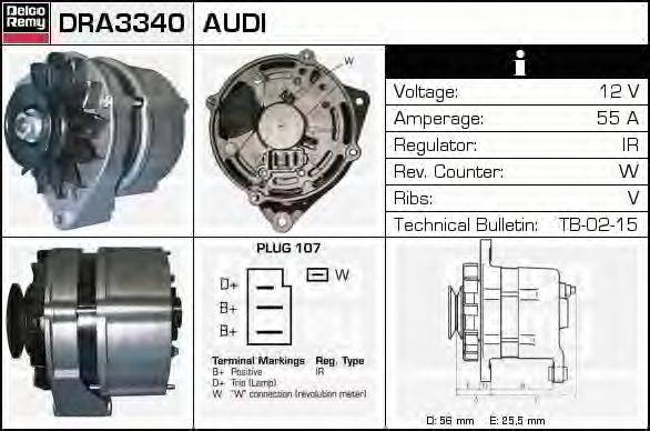 Генератор DRA3340 REMY