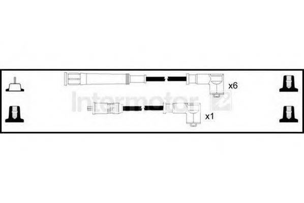 Комплект проводов зажигания 73797 STANDARD