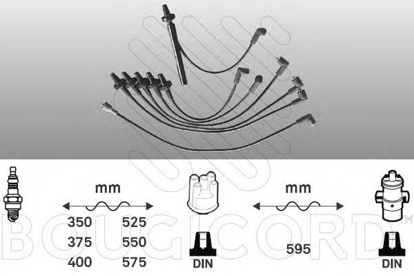 Комплект проводов зажигания 3497 BOUGICORD