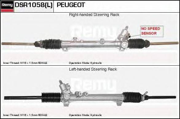 Рулевой механизм DSR1058L REMY