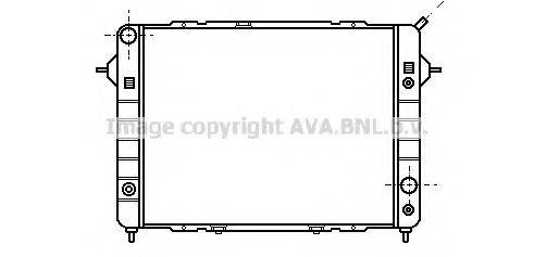 Радиатор, охлаждение двигателя OL2090 AVA QUALITY COOLING