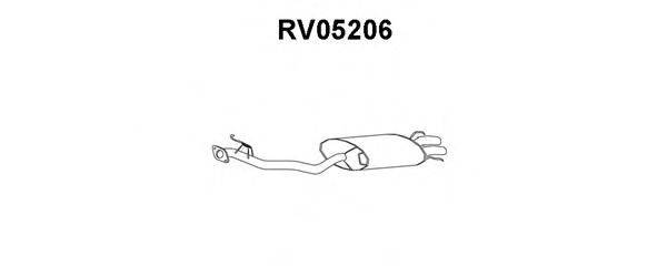 Глушитель выхлопных газов конечный RV05206 VENEPORTE