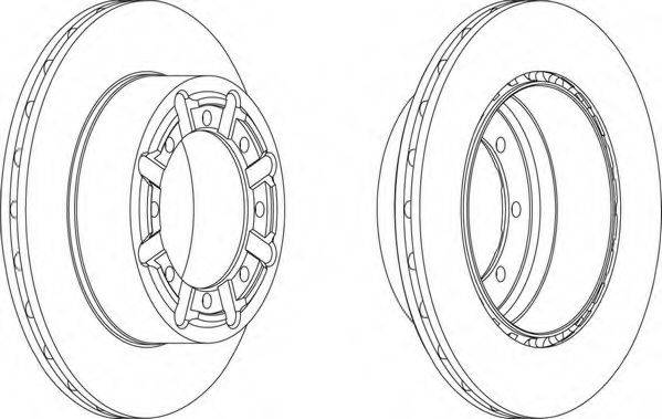 Тормозной диск FCR340A FERODO