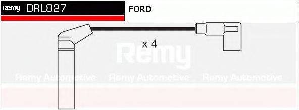 Комплект проводов зажигания DRL827 REMY