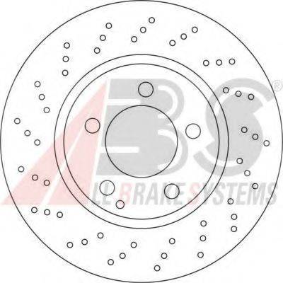 Тормозной диск 17111 A.B.S.