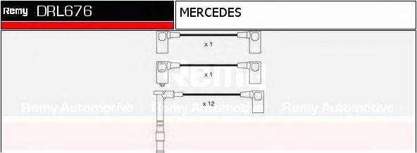 Комплект проводов зажигания DRL676 REMY