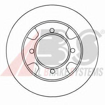 Тормозной диск 15875 A.B.S.