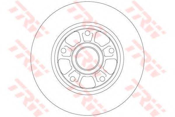 Тормозной диск DF6182 TRW