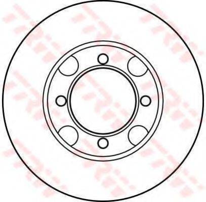Тормозной диск DF2572 TRW