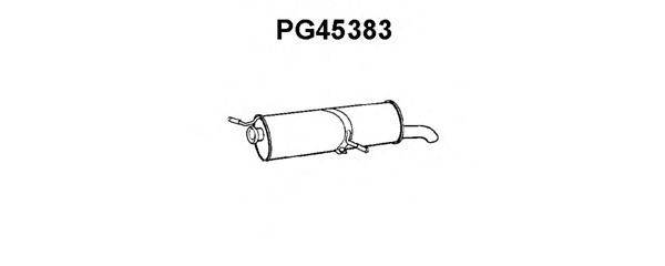 Глушитель выхлопных газов конечный PG45383 VENEPORTE