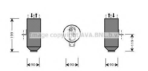 Осушитель, кондиционер BWD223 AVA QUALITY COOLING