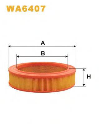 Фильтр воздушный WA6407 WIX FILTERS