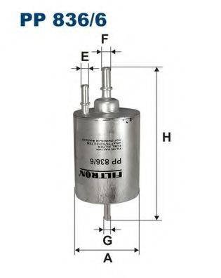 Фильтр топливный PP836/6 FILTRON