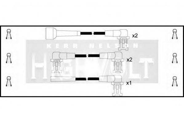 Комплект проводов зажигания OEF308 STANDARD