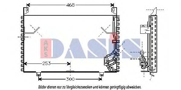 Конденсатор, кондиционер 051920N AKS DASIS