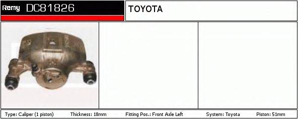 Тормозной суппорт DC81826 REMY