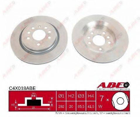 Тормозной диск C4X018ABE ABE