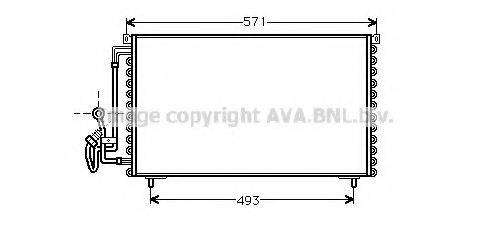 Конденсатор, кондиционер PE5155 AVA QUALITY COOLING