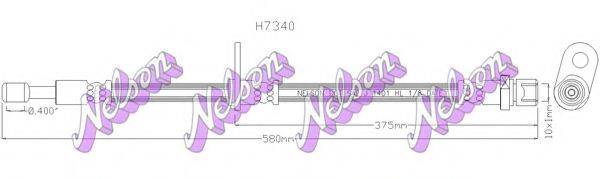 Тормозной шланг H7340 BROVEX-NELSON