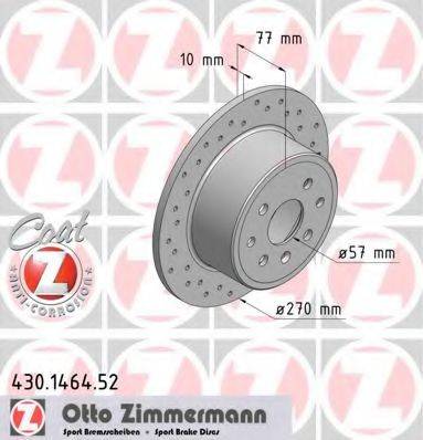 Тормозной диск 430.1464.52 ZIMMERMANN