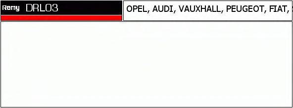 Комплект проводов зажигания DRL03 REMY