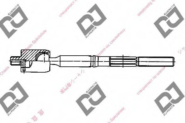 Осевой шарнир, рулевая тяга DR1108 DJ PARTS