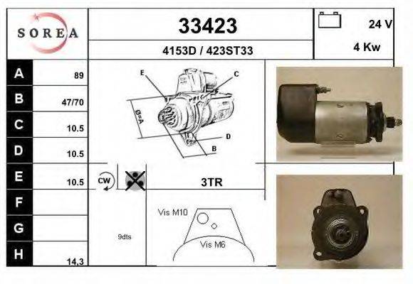 Стартер 33423 EAI