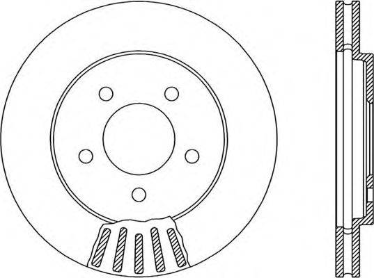 Тормозной диск BDA1871.20 OPEN PARTS