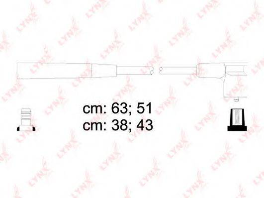 Комплект проводов зажигания SPC4610 LYNXauto