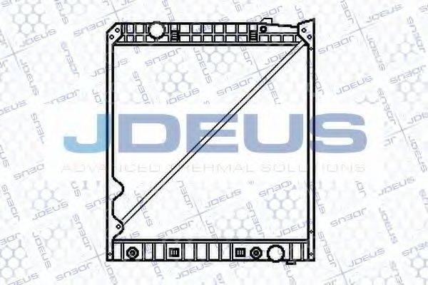 Радиатор, охлаждение двигателя 117M07 JDEUS