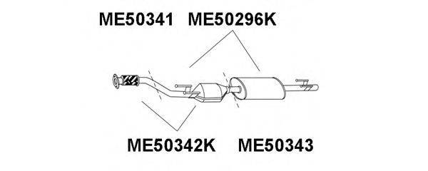 Катализатор ME50342K VENEPORTE