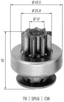 Рисунок 940113020237 MAGNETI MARELLI