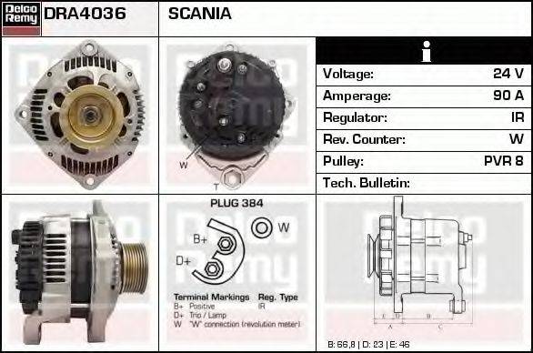 Генератор DRA4036 REMY