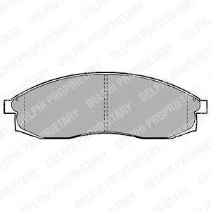 Комплект тормозных колодок LP1013 DELPHI